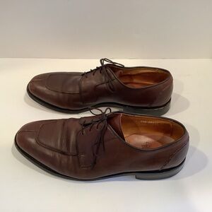 Allen Edmonds Hancock Brown Leather Dress Shoes Mens Size 10 EEE Lace Up